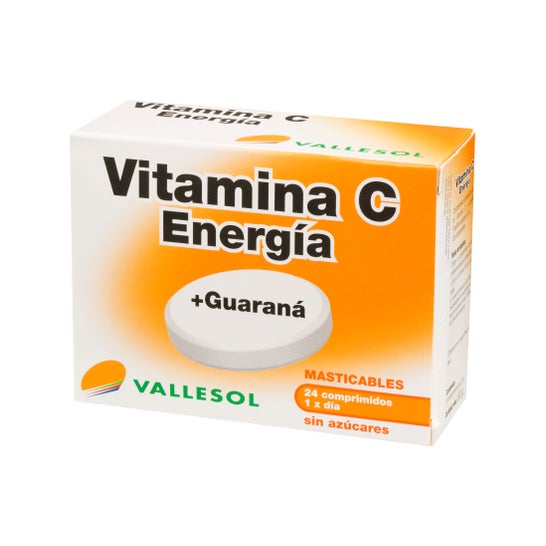 Vallesol vitamina C + guaraná 24comp