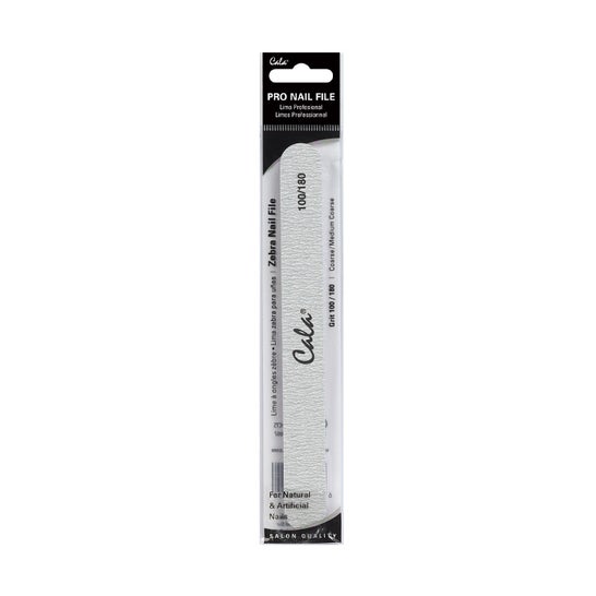 Cala Pro Nail Files Zebra 100-180 Grit 1ud