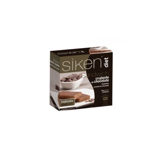 Siken Diet sanduíche de chocolate 6uds