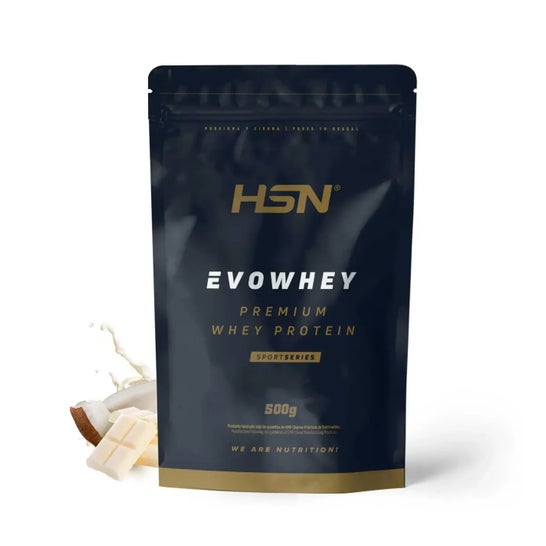 HSN Evowhey Protein Chocolate Blanco y Coco 500g