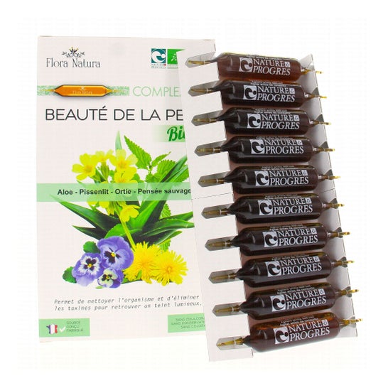 Flora Natura Complejo Belleza para la Piel Ampollas 20x15ml