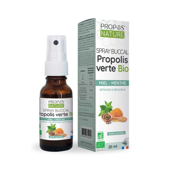 Sobre Nature Green Propolis Organic Spr Bucc 20ml