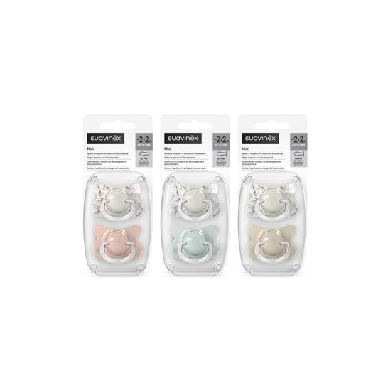 Suavinex Fusion -2 Chupeta Silicone Fisiológico 2M 2 Unidades