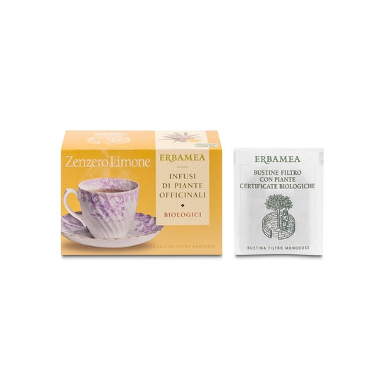 Erbamea Jengibre Limón Infusión Bio 20 Sobres