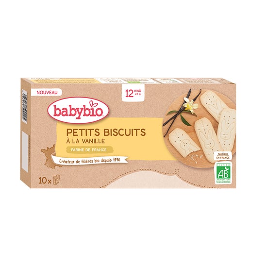 BabyBio Galletas de Vainilla 160g