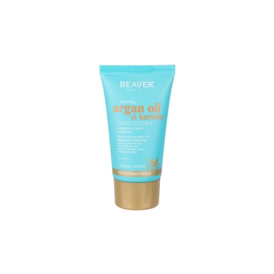 Beaver Argan Oil & Keratin Condicionador Reparador 40ml