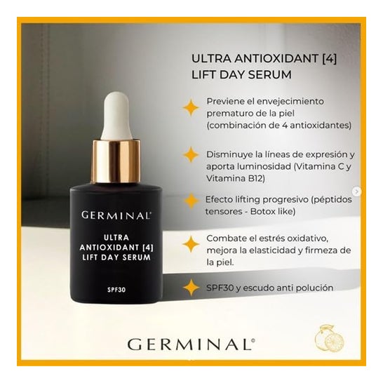 Germinal Progressive Lifting Antioxidant Day Serum 30ml Germinal Progressive Lifting Antioxidant Day Serum 30ml