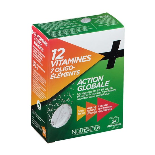 Nutrisant 12 Vitaminas + 7 Oligo Elements 2x12 comprimidos