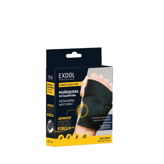 Exodol Nosa termik Pulseira de neoprene metacarpo 1ud