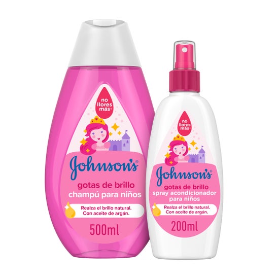Johnson's Baby Shine Drops Shampoo & Condicionador para Crianças 500ml + 200ml