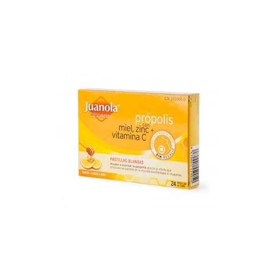 Própolis Juanola® com mel, zinco e vitamina C 24uds