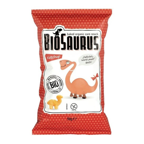 BioSaurus Snack Ketchup Gluten Free Bio 50g