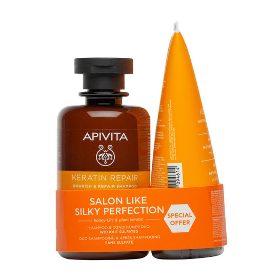 Apivita Pack Keratin Repair Champô + Condicionador