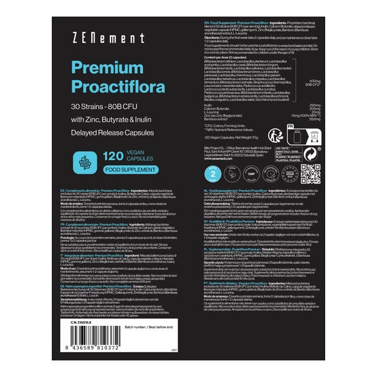 Zenement Premium Proactiflora 120vcaps