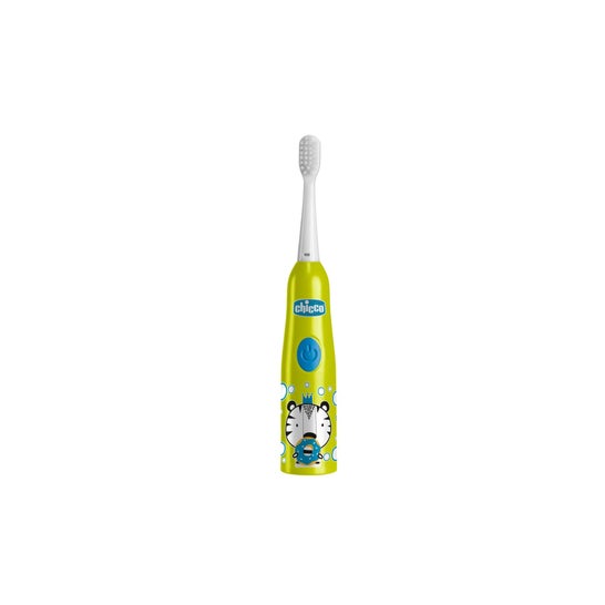 Chicco Escova de Dentes Elétrica Tigre Verde +3A 1 Unidade