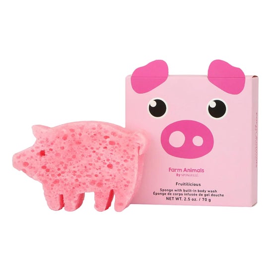 Spongellé Peggy Pig Animais da Fazenda Esponja 70 g