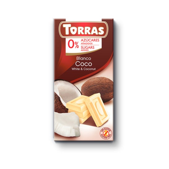 Torras Chocolate Blanco con Coco 75g