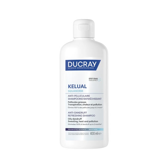 Ducray Kelual Squanorm Champô Refrescante Mentol 400 ml