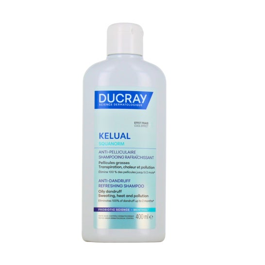 Ducray Kelual Squanorm Champô Refrescante Mentol 400 ml