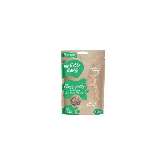 The Eco Gang Floss Picks Mint 50 Unidades