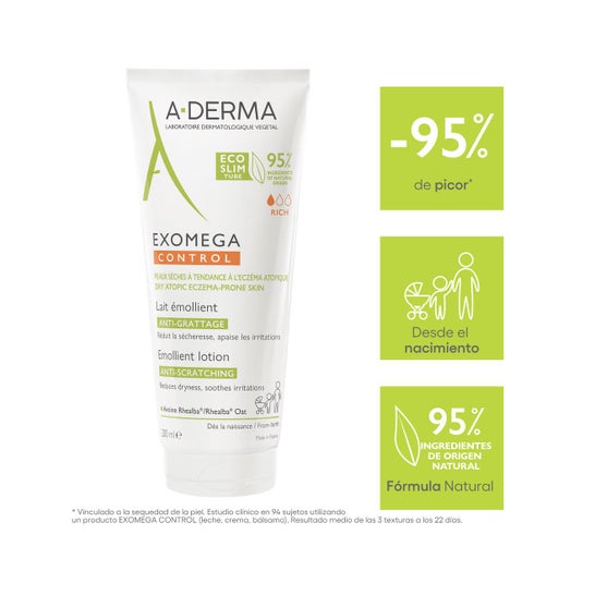 A-Derma Exomega Control Lait Emollient 200ml