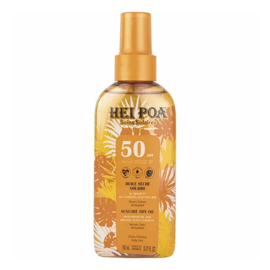Hei Poa Monoi Huile Seche Haute Protection 50SPF 150ml
