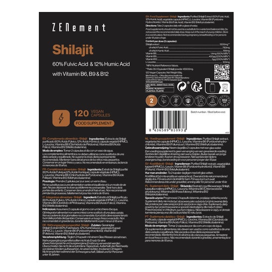 Zenement Shilajit 120 vcaps
