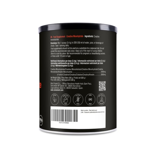 Zenement Micronized Creatine Monohydrate 500g