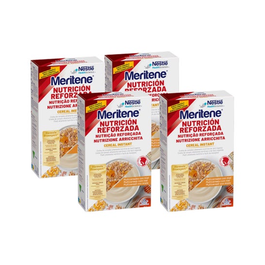 Meritene Nutrição Reforçada Cereal Instantâneo Multicereais 4x520 g
