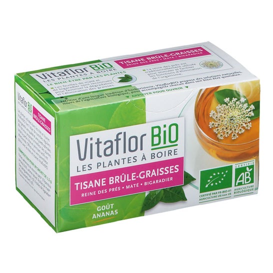 Vitaflor chá de ervas orgânicas Vitaflor Queimaduras de Chá Grease 18 saquetas