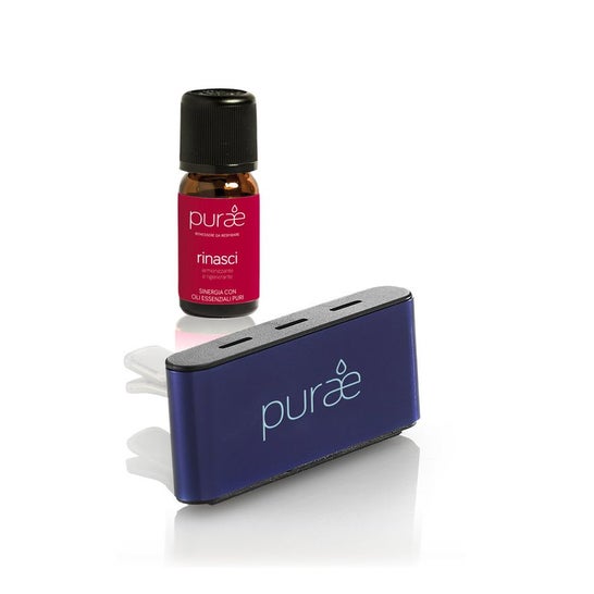 Purae Diffusore Auto Blu Con Sinergia Rinasci | DocMorris PT