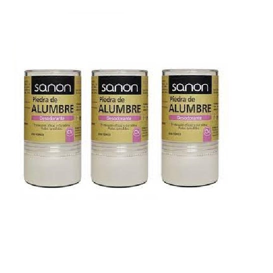 Sanon Alum Stone Desodorante 3x120g