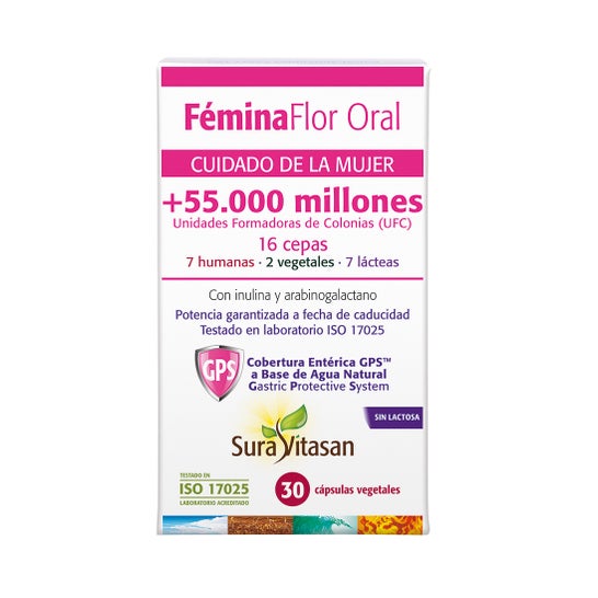 Sura Vitasan Fémina Flor Oral 30 cápsulas