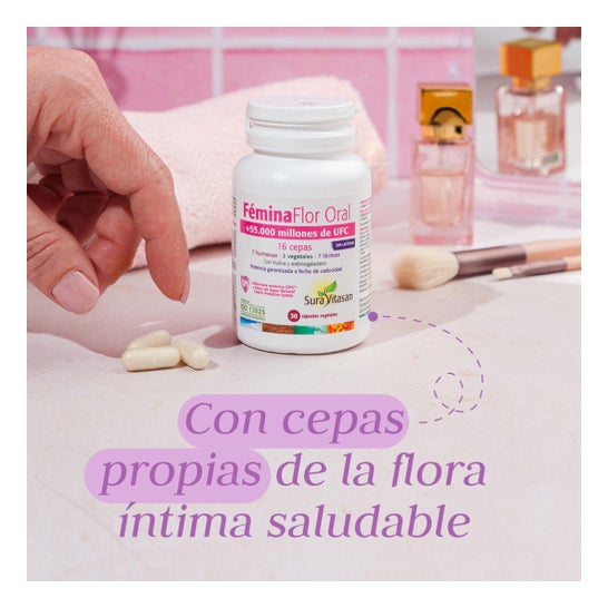 Sura Vitasan Fémina Flor Oral 30 cápsulas