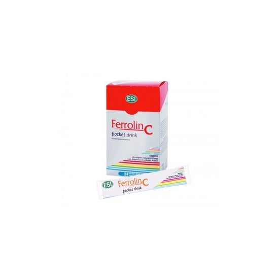 ESI Trepat Diet Ferrolin C Bolso Beber 24 saquetas
