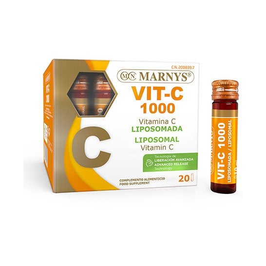 Marnys Vit-C 1000 Vitamina C Liposomada 20 ampolas