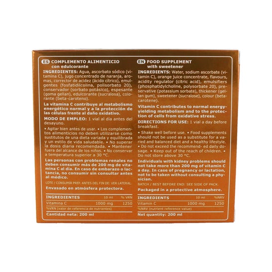 Marnys Vit-C 1000 Vitamina C Liposomada 20 ampolas