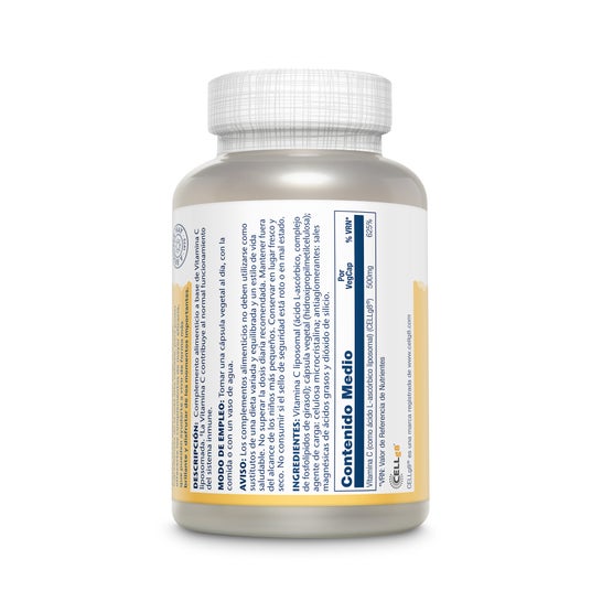 Solaray Liposomal Vitamina C 400mg 100caps