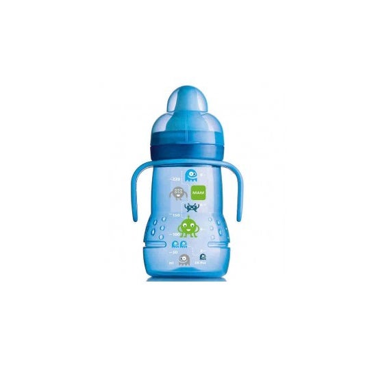 Treinador de garrafas de treino MAM Pink 220ml