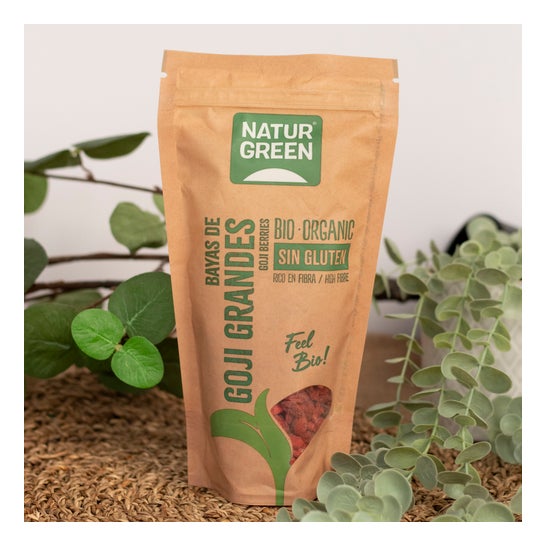 Bagas Naturais Green Goji Grande 200 G