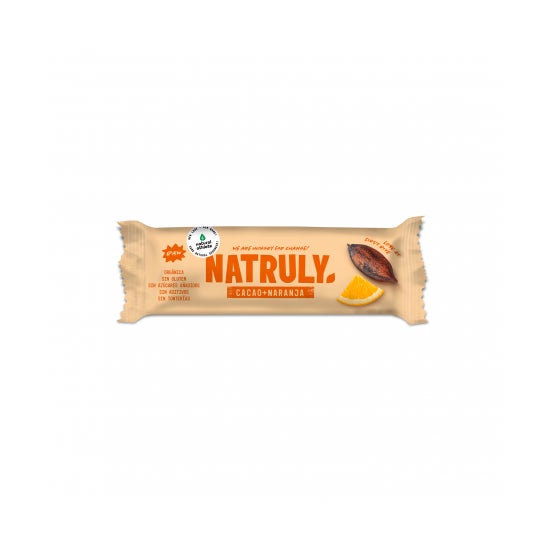 Natruly Barrita Energética Raw de Cacao y Naranja 40g