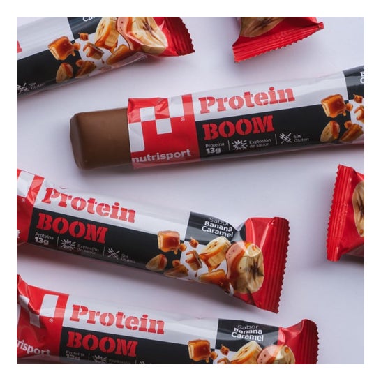 Nutrisport Protein Boom Banana Caramel 24uds Nutrisport Protein Boom Banana Caramel 24uds