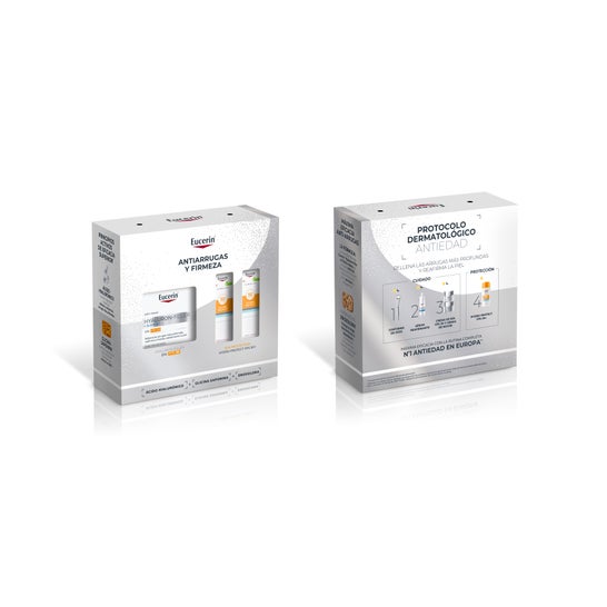 Eucerin Pack antiedad Hyaluron-Filler Crema de Día FPS 30 50ml + 2 Minis Sun Hydro Protect FPS 50+ 2x5ml