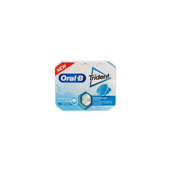 Trident Pastilhas Elásticas Dental Care Menta 17 g