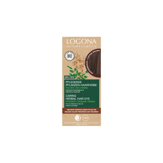 Logona Tintura Pó 090 Castanho-Café 100g