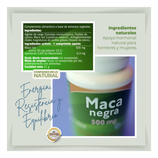 Naturbite Maca Preta 500mg 120comp