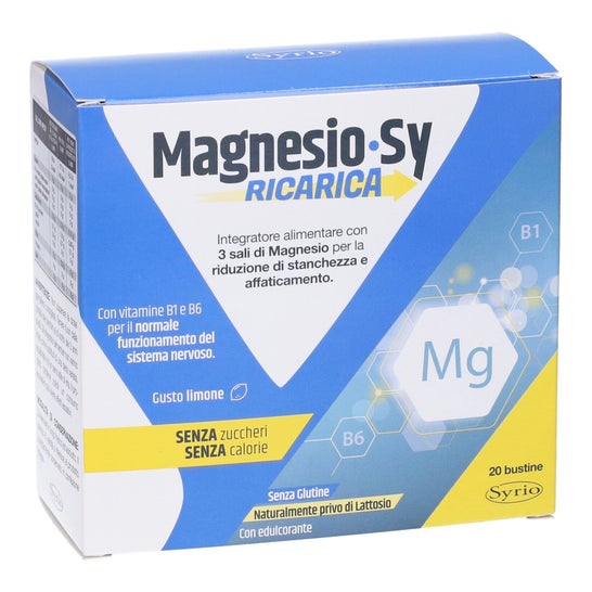 Syrio Magnesio Sy Ricarica 20 Sobres