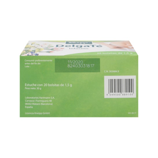 Kneipp de emagrecimento 20 filtros