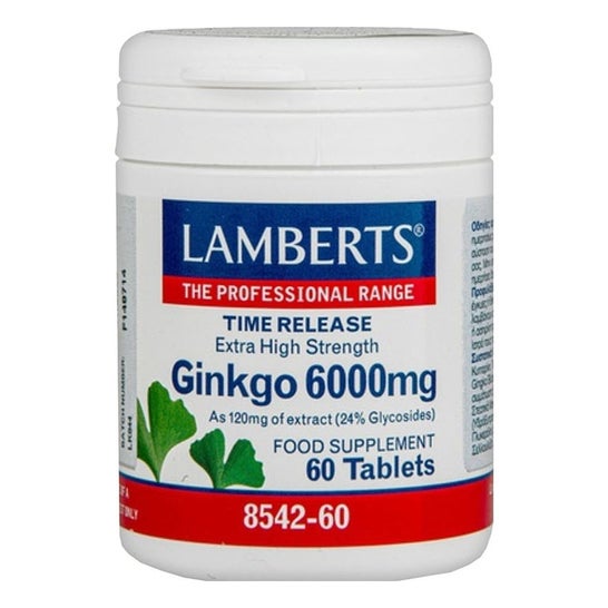 Lamberts Ginkgo Biloba 6000 Mg 60tabs