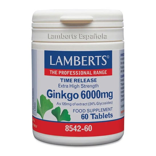 Lamberts Ginkgo Biloba 6000 Mg 60tabs Lamberts Ginkgo Biloba 6000 Mg 60tabs